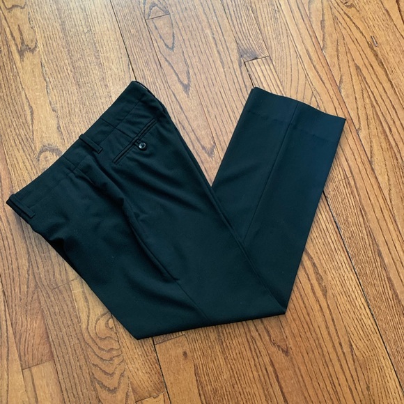 GAP Black Casual Pants Sz 6 Straight Leg - Picture 1 of 13